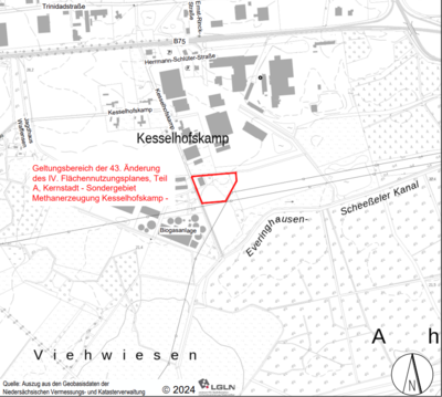 43. Änderung Bebauungsplan 129