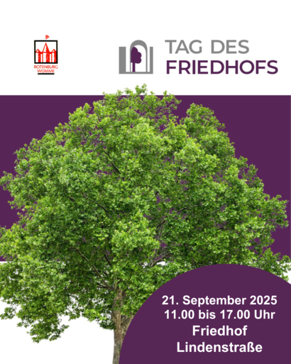 Tag des Friedhofs am Sonntag, 21. September 2025, auf dem Friedhof Lindenstraße