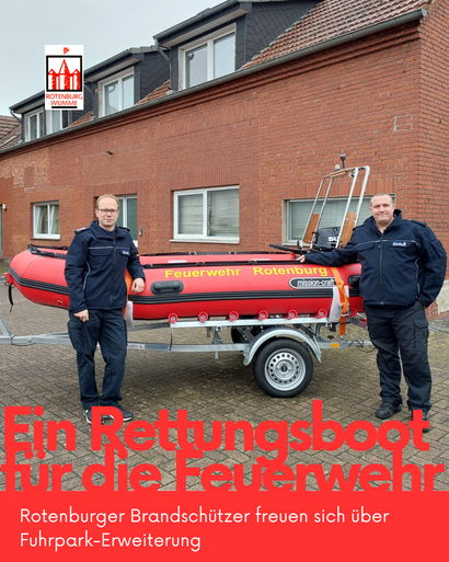 Rettungsboot Feuerwehr Rotenburg