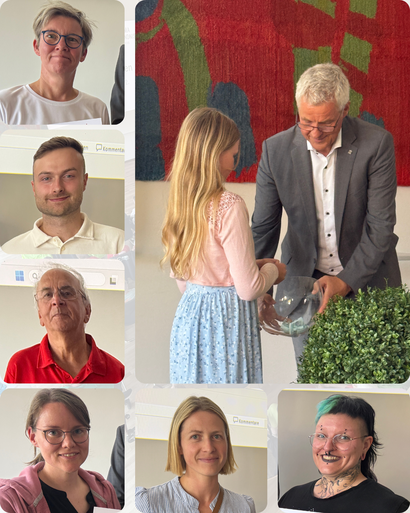 Collage zur Preisverleihung Collage zur Preisverleihung