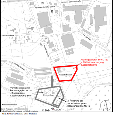 Bebauungsplan 129 Methan Kesselhofskamp